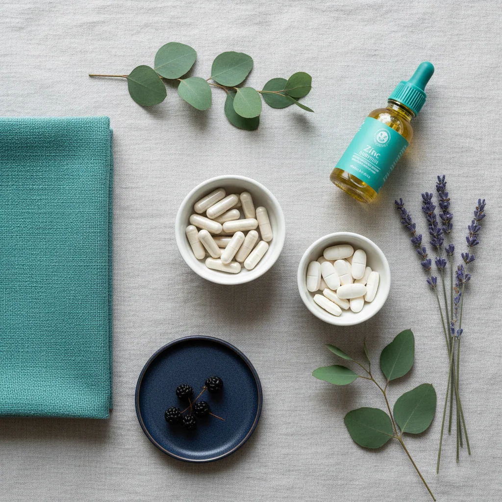 Zinc biotin and vitamin E ingredients for nail health supplement pen